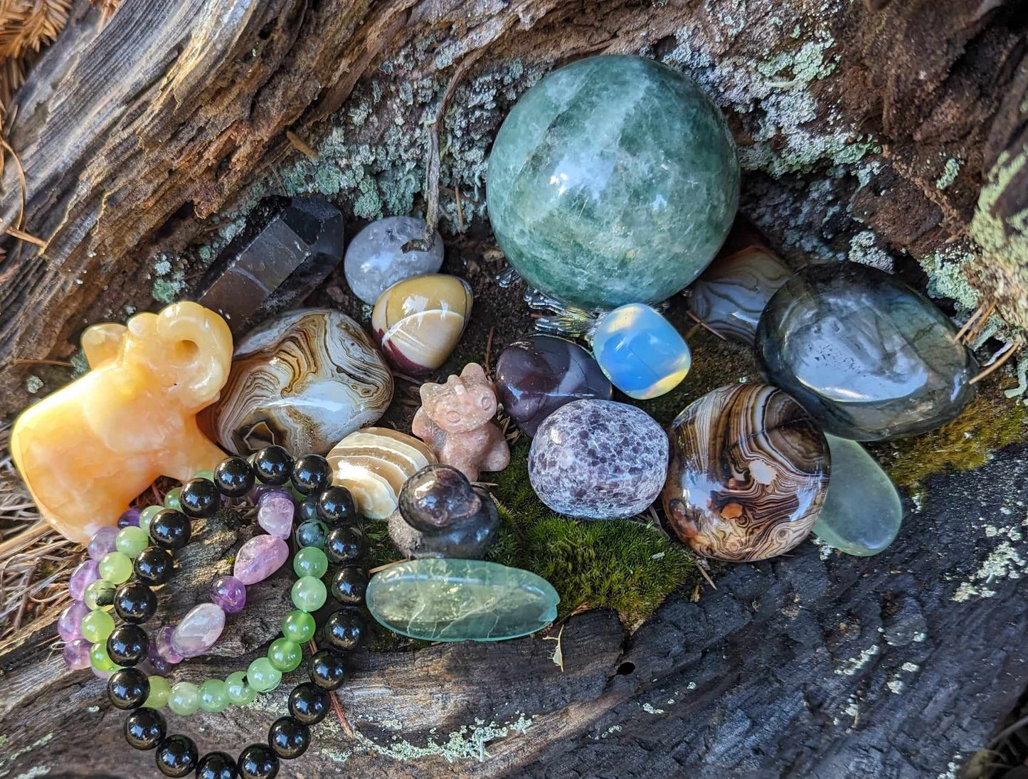 Intuitively Picked Crystal or Stone