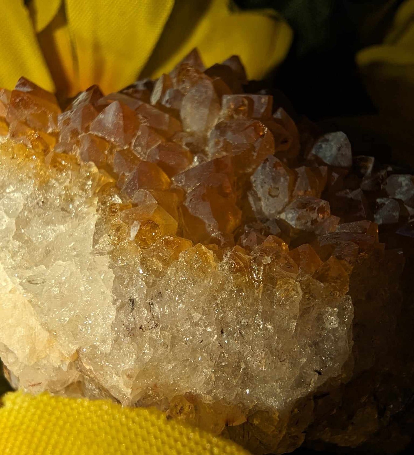 Raw Citrine Clusters Ethically Sourced