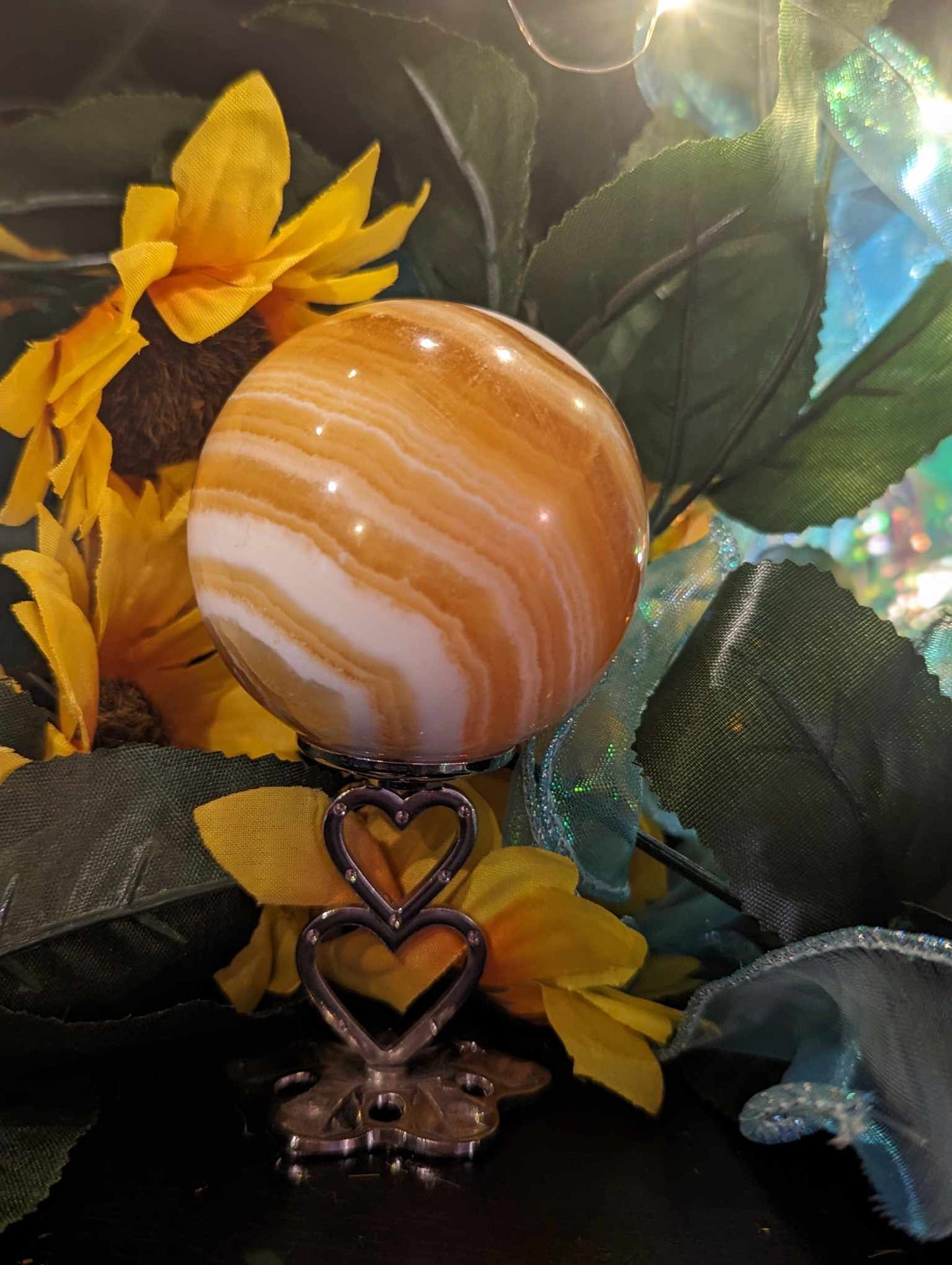 Yellow Calcite Sphere