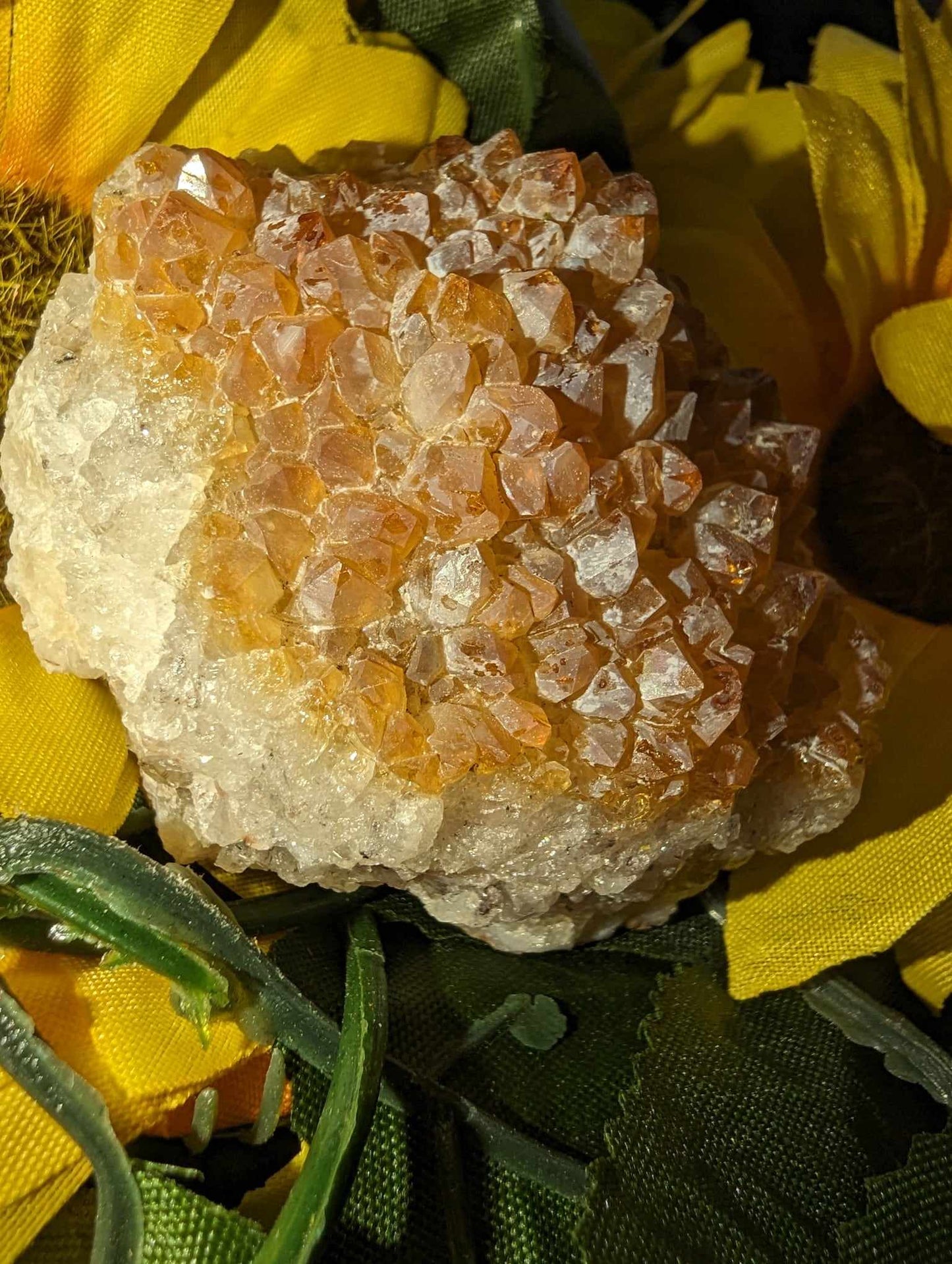 Raw Citrine Clusters Ethically Sourced