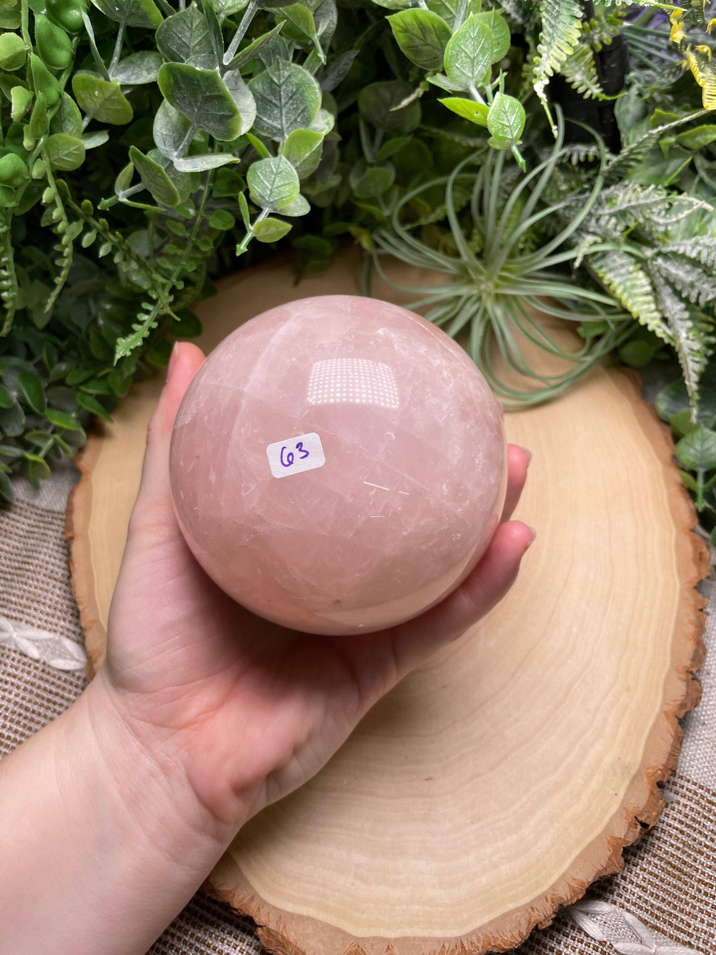 Rose Quartz Sphere