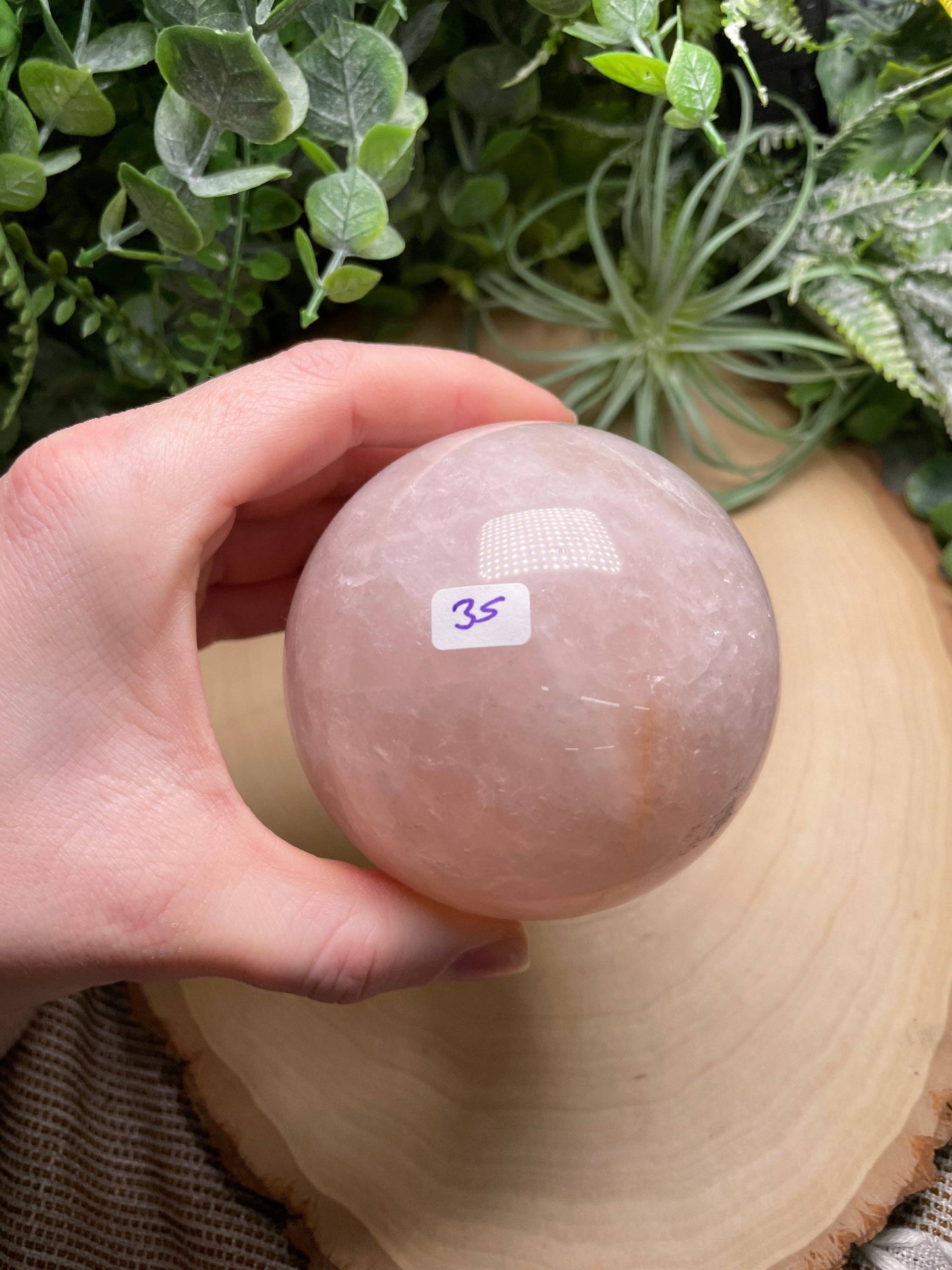 Rose Quartz Sphere