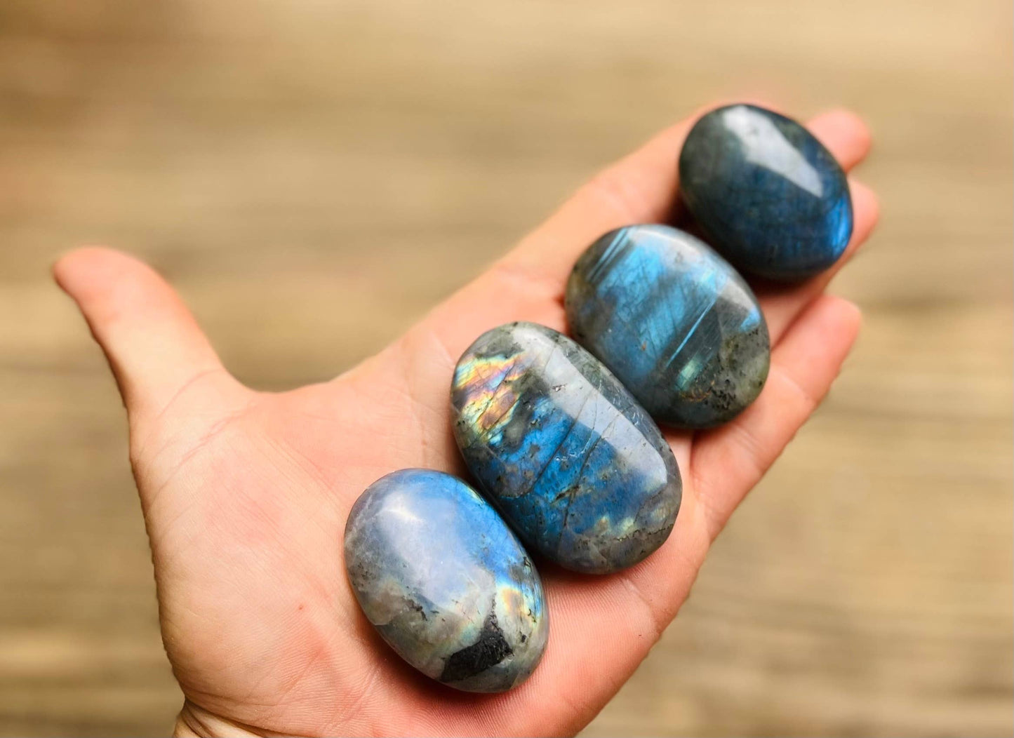 Labradorite Palm Stone