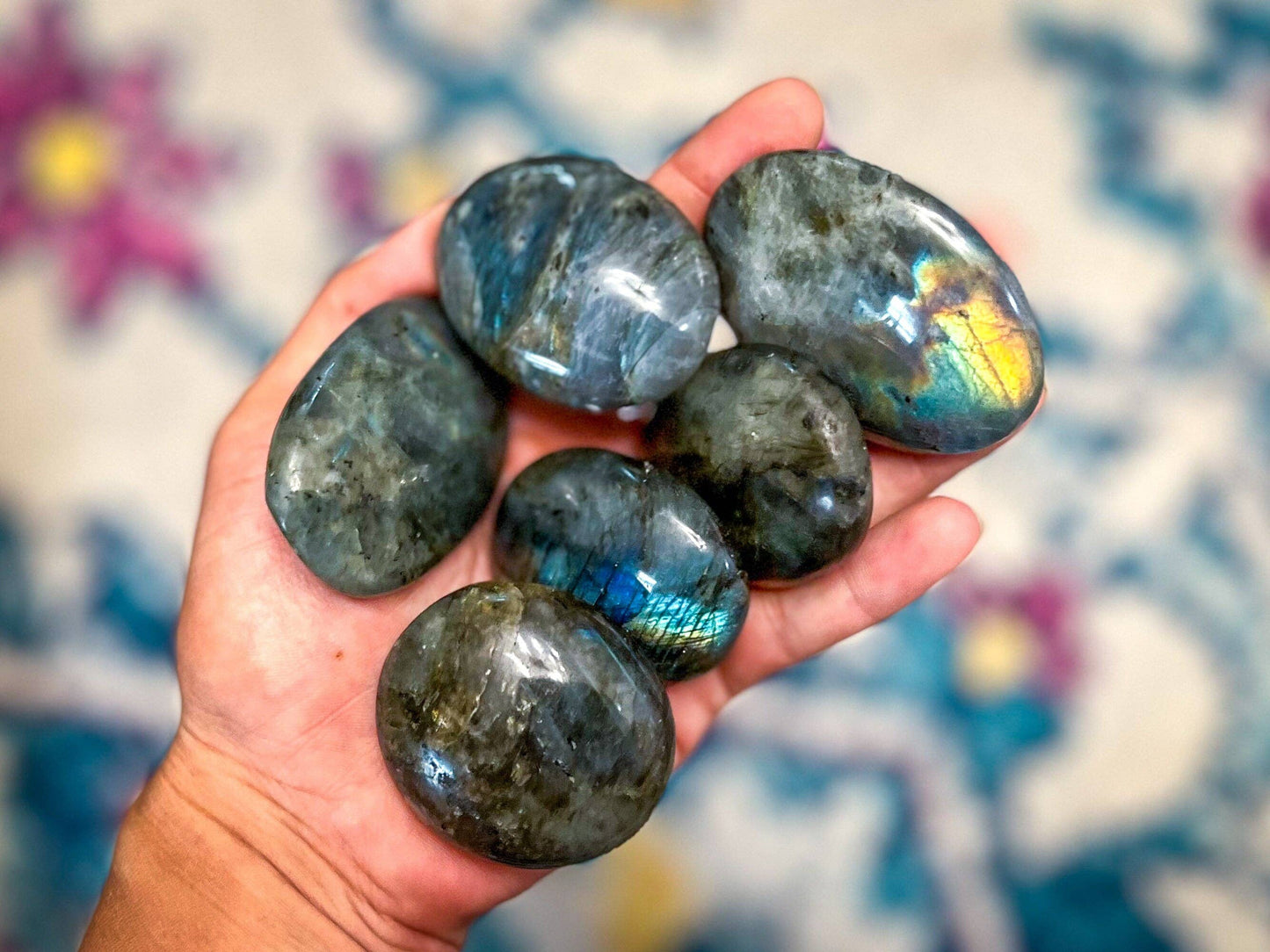 Labradorite Palm Stone