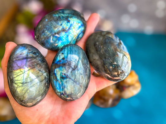 Labradorite Palm Stone